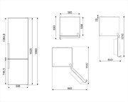 Холодильник Smeg FC182PBNEM фото 3 в Тюмени
