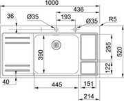 Мойка Franke LAX 211-W-45 фото 2 в Тюмени