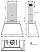 Вытяжка Falmec TIME 115 INOX фото 3 в Тюмени