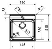 Мойка Franke BCX 610-51 TL сталь фото 2 в Тюмени