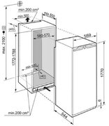 Встраиваемый холодильник Liebherr IKB 3514 Comfort BioFresh фото 4 в Тюмени