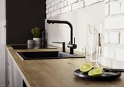 Смеситель Бланко FONTAS-S II 526235 Silgranit черный фото 4 в Тюмени Смеситель Blanco FONTAS-S II 526235 Silgranit черный фото 4 в Тюмени