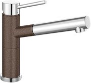 Смеситель Бланко Alta-S compact chrome/Silgranit кофе фото в Тюмени Смеситель Blanco Alta-S compact chrome/Silgranit кофе фото в Тюмени