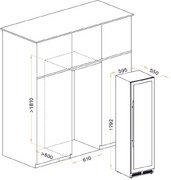 Винный шкаф Meyvel MV98-KST3 Узкий (Slim) фото 4 в Тюмени