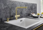 Смеситель Бланко LINUS-S 526684 золото фото 2 в Тюмени Смеситель Blanco LINUS-S 526684 золото фото 2 в Тюмени