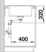 Мойка BLANCO ELON XL 6 S мягкий белый, клапан-автомат фото 4 в Тюмени