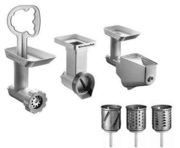 Комплект насадок (протирка, мясорубка, овощерезка) Китчен Эйд FPPC фото в Тюмени Комплект насадок (протирка, мясорубка, овощерезка) KitchenAid FPPC фото в Тюмени