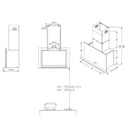 Вертикальная вытяжка Korting KHC 65330 GN фото 4 в Тюмени