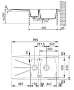Мойка Franke MIG 651 бежевый фото 2 в Тюмени