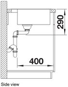 Мойка BLANCO ANDANO 500-IF/A нержавеющая сталь, клапан-автомат фото 4 в Тюмени