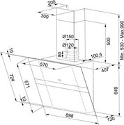 Вытяжка Franke FSW 918 WH XS фото 4 в Тюмени