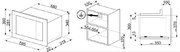 Встраиваемая микроволновая печь Smeg FMI320X2 фото 3 в Тюмени
