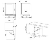 Встраиваемый винный холодильник Smeg CVI138LS3 фото 4 в Тюмени