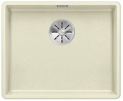 Мойка Blanco SUBLINE 500-F отводная арматура InFino® жасмин