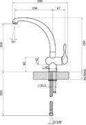 Смеситель Смег MF8AV2 фото 3 в Тюмени Смеситель Smeg MF8AV2 фото 3 в Тюмени