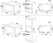 Встраиваемая микроволновая печь Smeg FMI120N2 фото 4 в Тюмени