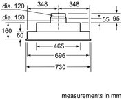 Встраиваемая вытяжка Bosch DHL755BL фото 4 в Тюмени
