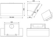 Вытяжка Smeg KV26P фото 2 в Тюмени