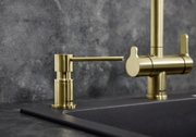 Дозатор для жидкого мыла Blanco Lato 527721 сатиновая платина фото 2 в Тюмени