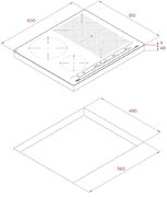 Индукционная варочная панель Teka IZF 64440 MSP BLACK фото 2 в Тюмени
