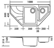 Мойка Smeg LSE102P фото 2 в Тюмени