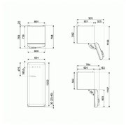 Холодильник Smeg FAB28LRD5 фото 3 в Тюмени