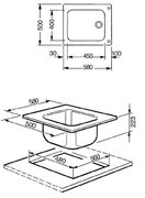 Мойка Smeg VS45P3N фото 4 в Тюмени