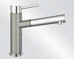 Смеситель Бланко Alta-S compact chrome/Silgranit жемчужный фото в Тюмени Смеситель Blanco Alta-S compact chrome/Silgranit жемчужный фото в Тюмени