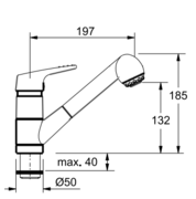 Смеситель Franke 470-1 оптика титана фото 2 в Тюмени
