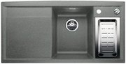 Мойка Blanco Axia II 6 S крыло слева алюметаллик фото в Тюмени