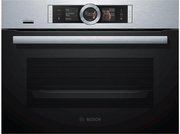 Компактный встраиваемый духовой шкаф-пароварка BOSCH CSG656RS7