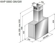 Вытяжка Korting KHP 6880 GN фото 2 в Тюмени