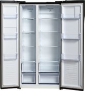 Холодильник Hyundai CS5003F черное стекло фото 4 в Тюмени