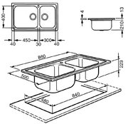 Мойка Smeg LG116S фото 2 в Тюмени