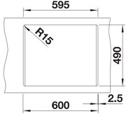 Мойка BLANCO NAYA 6 Silgranit черный фото 3 в Тюмени