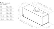 Встраиваемая вытяжка Pando EVO/580.11 INOX V.850 SEC фото 2 в Тюмени