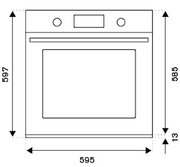 Духовой шкаф Bertazzoni F6011MODVPTC фото 2 в Тюмени
