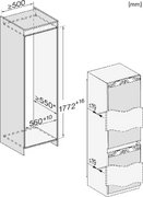 Встраиваемый холодильник Miele KFN 7744 C фото 3 в Тюмени