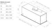 Встраиваемая вытяжка Pando EVO/780.11 INOX V.850 SEC фото 2 в Тюмени