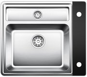 Мойка Blanco Statura 6-IF Crystal черное стекло нержавеющая сталь фото 3 в Тюмени