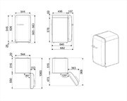 Холодильник Smeg FAB10RBL2 фото 3 в Тюмени