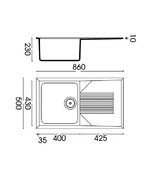 Мойка Smeg LSEQ861AV фото 2 в Тюмени