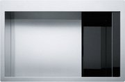 Мойка Franke CLV 210 нержавеющая сталь/черное стекло фото в Тюмени