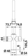 Смеситель 3-в-1 Бланко CATRIS-S Flexo Filter 526706 нержавеющая сталь фото 4 в Тюмени Смеситель 3-в-1 Blanco CATRIS-S Flexo Filter 526706 нержавеющая сталь фото 4 в Тюмени