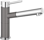 Смеситель Бланко Alta-S compact chrome/Silgranit темная скала фото в Тюмени Смеситель Blanco Alta-S compact chrome/Silgranit темная скала фото в Тюмени