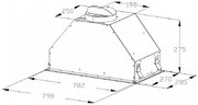 Встраиваемая вытяжка Korting KHI 9828 GN фото 3 в Тюмени