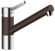 Смеситель Бланко Tivo chrome/Silgranit кофе фото в Тюмени Смеситель Blanco Tivo chrome/Silgranit кофе фото в Тюмени