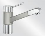 Смеситель Бланко Zenos-S chrome/Silgranit жемчужный фото в Тюмени Смеситель Blanco Zenos-S chrome/Silgranit жемчужный фото в Тюмени