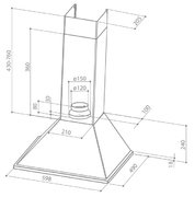 Вытяжка Faber SYNTHESIS HIP BK A60 PB фото 2 в Тюмени