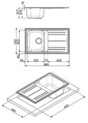 Мойка Smeg LZ861AV2 фото 2 в Тюмени